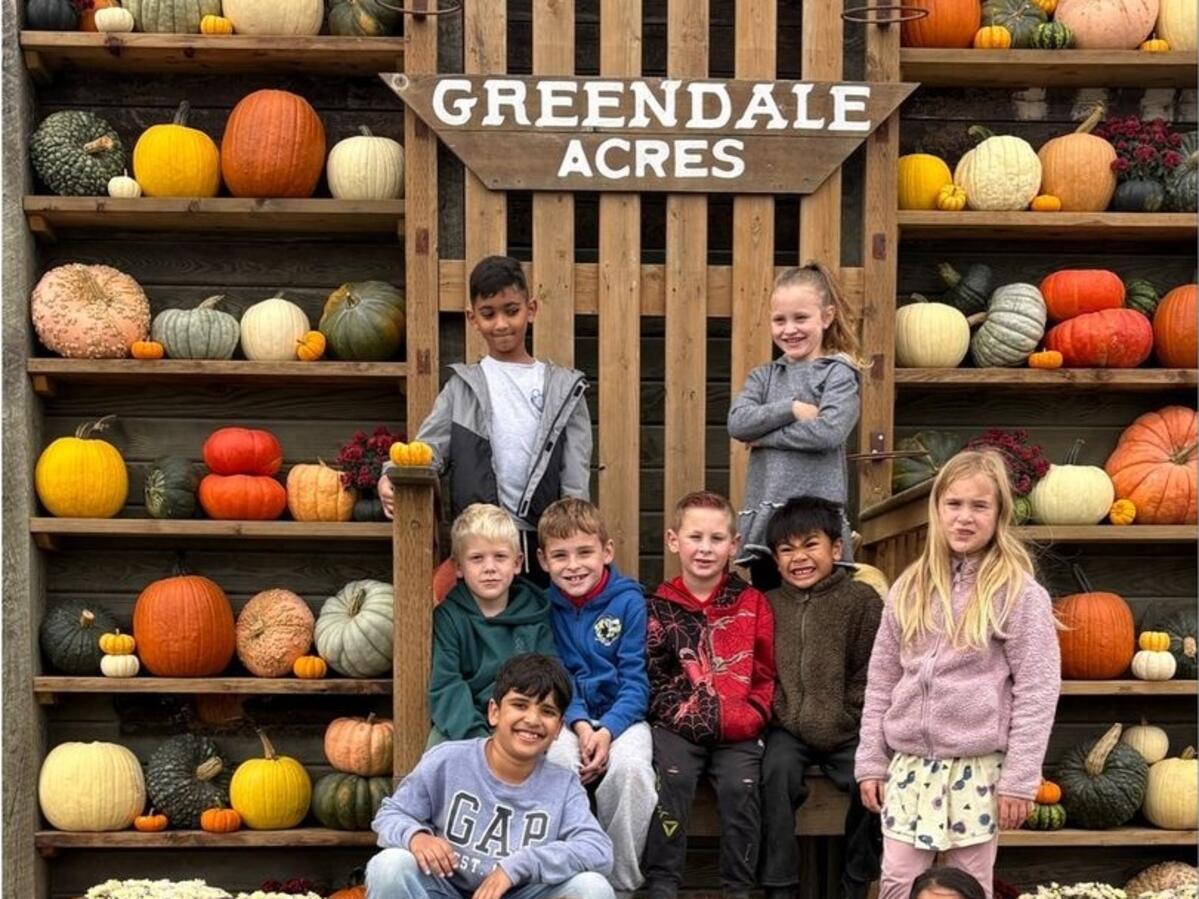 Students at Greendale Acres