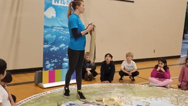 Students in Ocean Wise Presentation