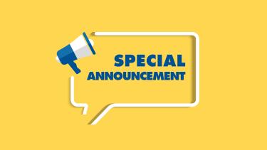 Special Announcement