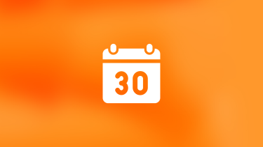 National Day for Truth and Reconciliation orange background, calendar graphic with the number 30 on it.