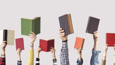 People holding Books