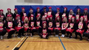 Sandy Hill Staff as Spice Girls