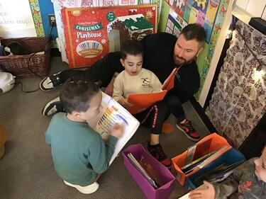 Parent Reading with Students