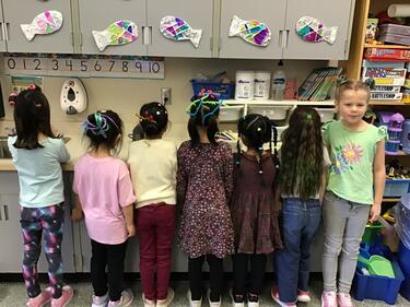 Girls with Wacky Hair