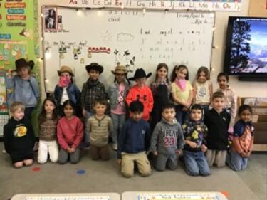 Students in Western wear