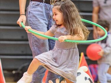 Child with Hula Hoop