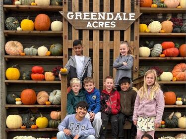Students at Greendale Acres