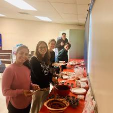 Students Crafting Halloween Houses