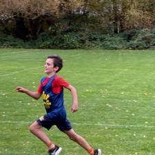 Cross Country Student in Action 