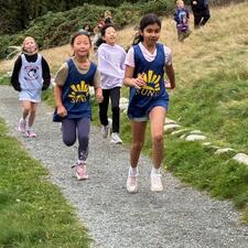 Cross Country Student in Action 