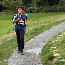 Cross Country Student in Action 