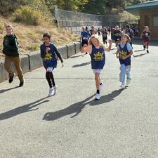 Students Running 