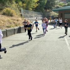 Students Running