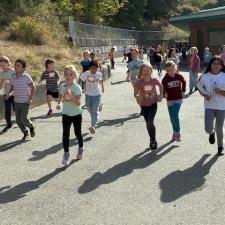 Students Running
