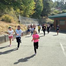 Students Running
