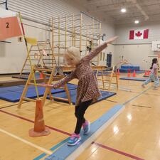 Students in Jungle Gym