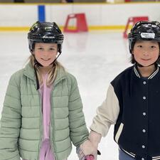 Students at Skating Rink