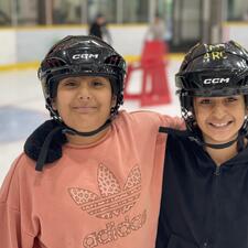 Students at Skating Rink