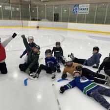 Students at Skating Rink