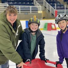 Students at Skating Rink