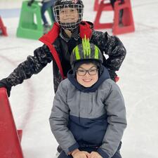 Students at Skating Rink