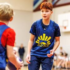 Students Playing Skittleball