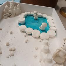 Student Ice Sculpture