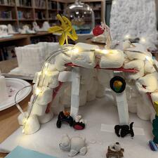 Student Ice Sculpture