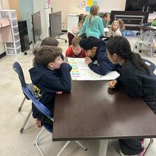 Students Making Poster for RLC