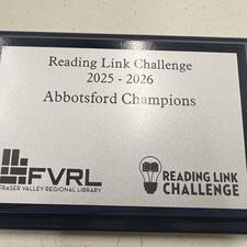 RLC 2026 Abbotsford Champions Plaque