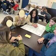 Students Making Poster for RLC