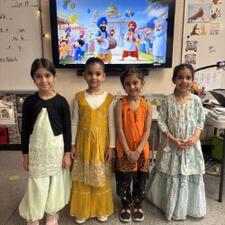 Students in Traditional Wear