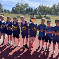Grade 4 & 5 Students at Rotary Stadium Track Meet