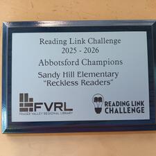 2026 RLC Abbotsford Champions Plaque